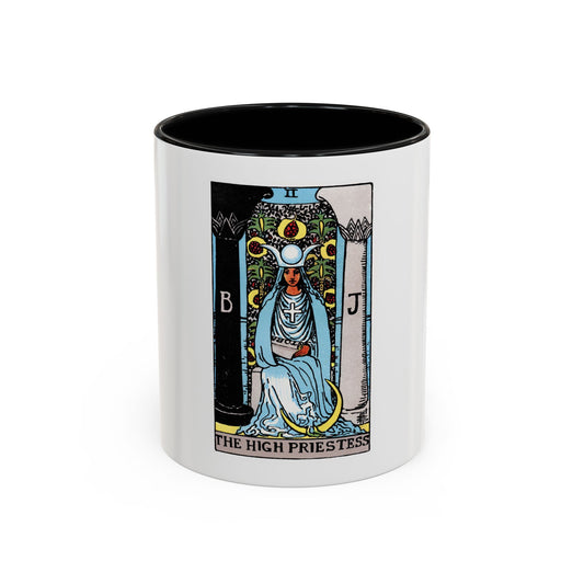 The High Priestess (Tarot Card) Accent Coffee Mug