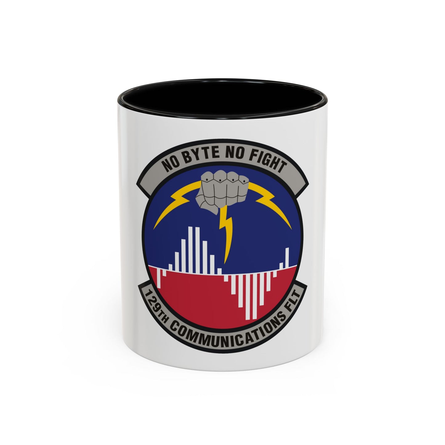 129th Communications Flight (U.S. Air Force) Accent Coffee Mug