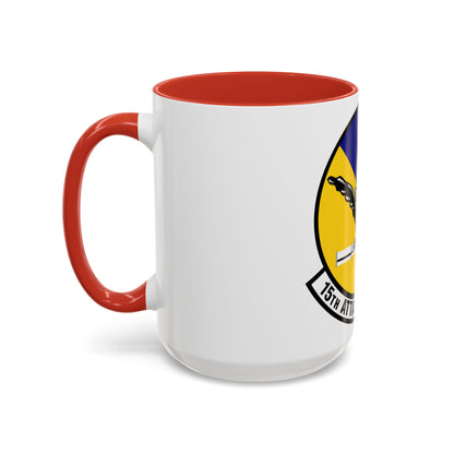 15th Attack Squadron Emblem (U.S. Air Force) Accent Coffee Mug