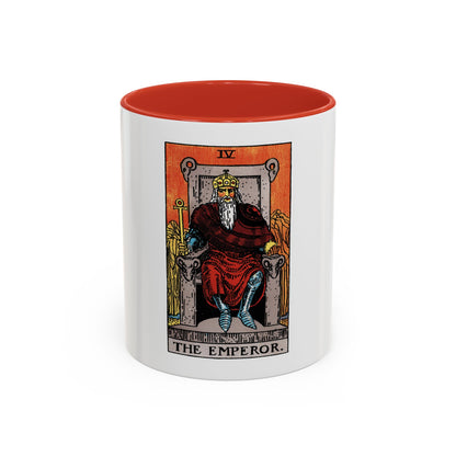 The Emperor (Tarot Card) Accent Coffee Mug