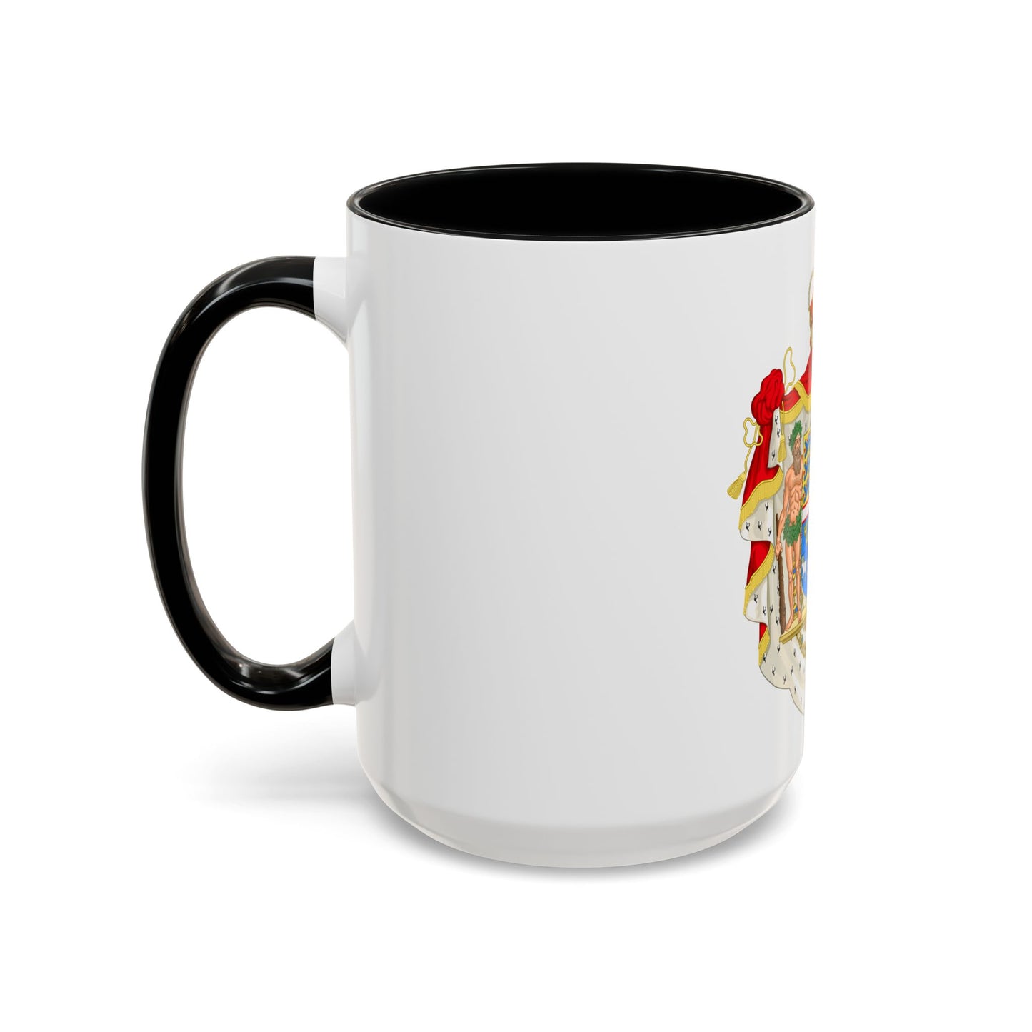 Coat of arms of Joachim, Prince of Denmark - Accent Coffee Mug