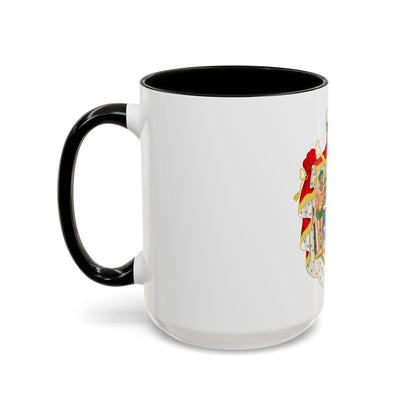 Coat of arms of Joachim, Prince of Denmark - Accent Coffee Mug