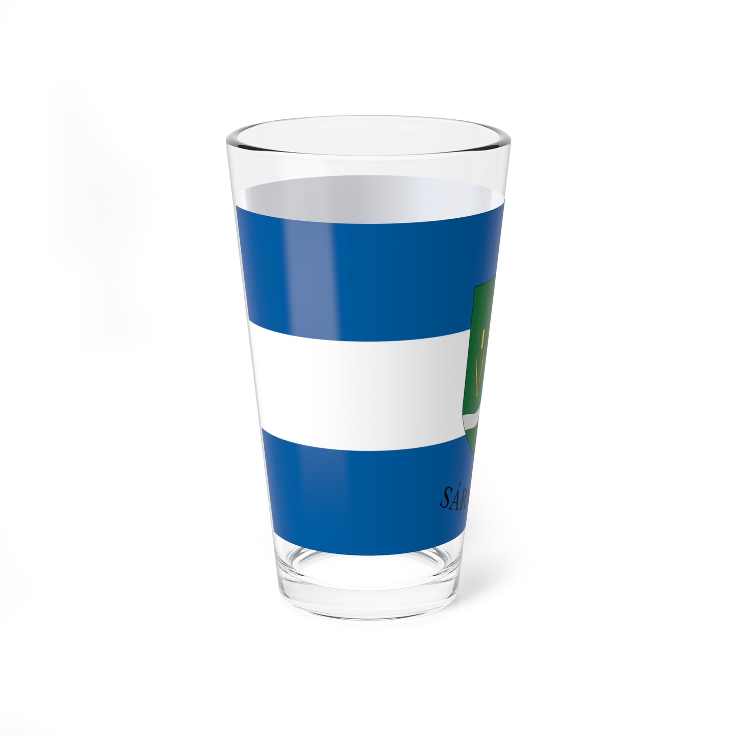 Flag of Sarmellek (Hungary) Pint Glass 16oz