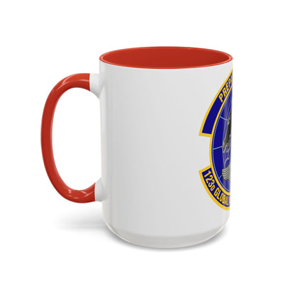 123d Global Mobility Squadron (U.S. Air Force) Accent Coffee Mug