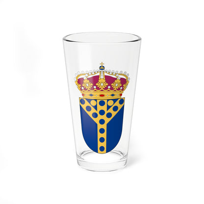 Utbetalningsmyndigheten vapen (Sweden) (Coat of Arms) Pint Glass 16oz