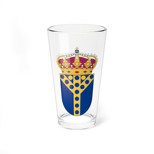 Utbetalningsmyndigheten vapen (Sweden) (Coat of Arms) Pint Glass 16oz