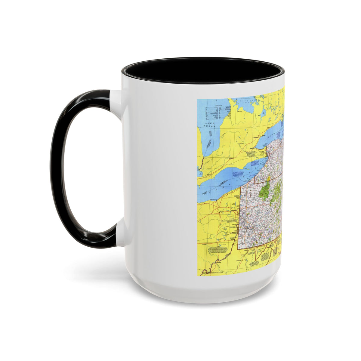 USA - Northeast 1 (1978) (Map) Accent Coffee Mug