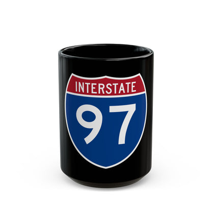 Interstate 97 (U.S. Highways) Black Coffee Mug