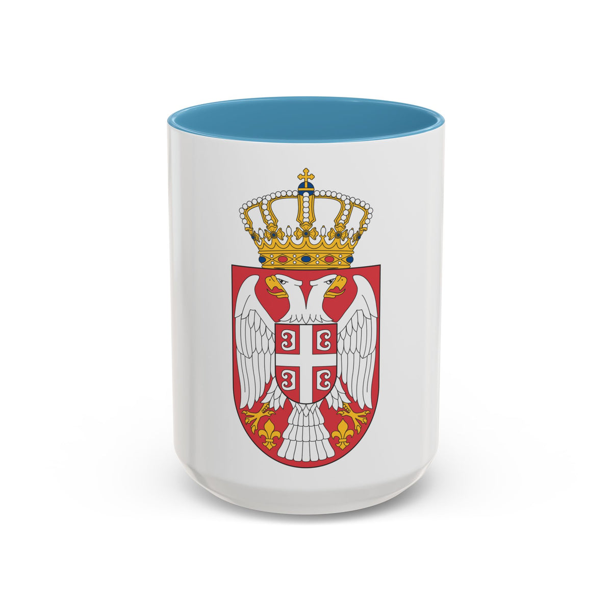 Coat of arms of Serbia 2 - Accent Coffee Mug