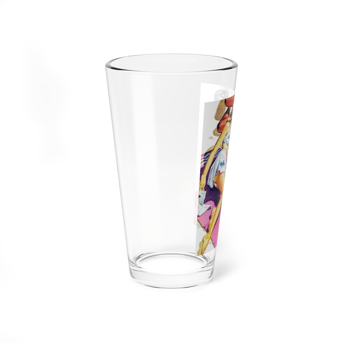 Our Moment is Swift (Pt. 1 of 3), Cosmopolitan, May 1944 (Magazine Illustration) Pint Glass 16oz
