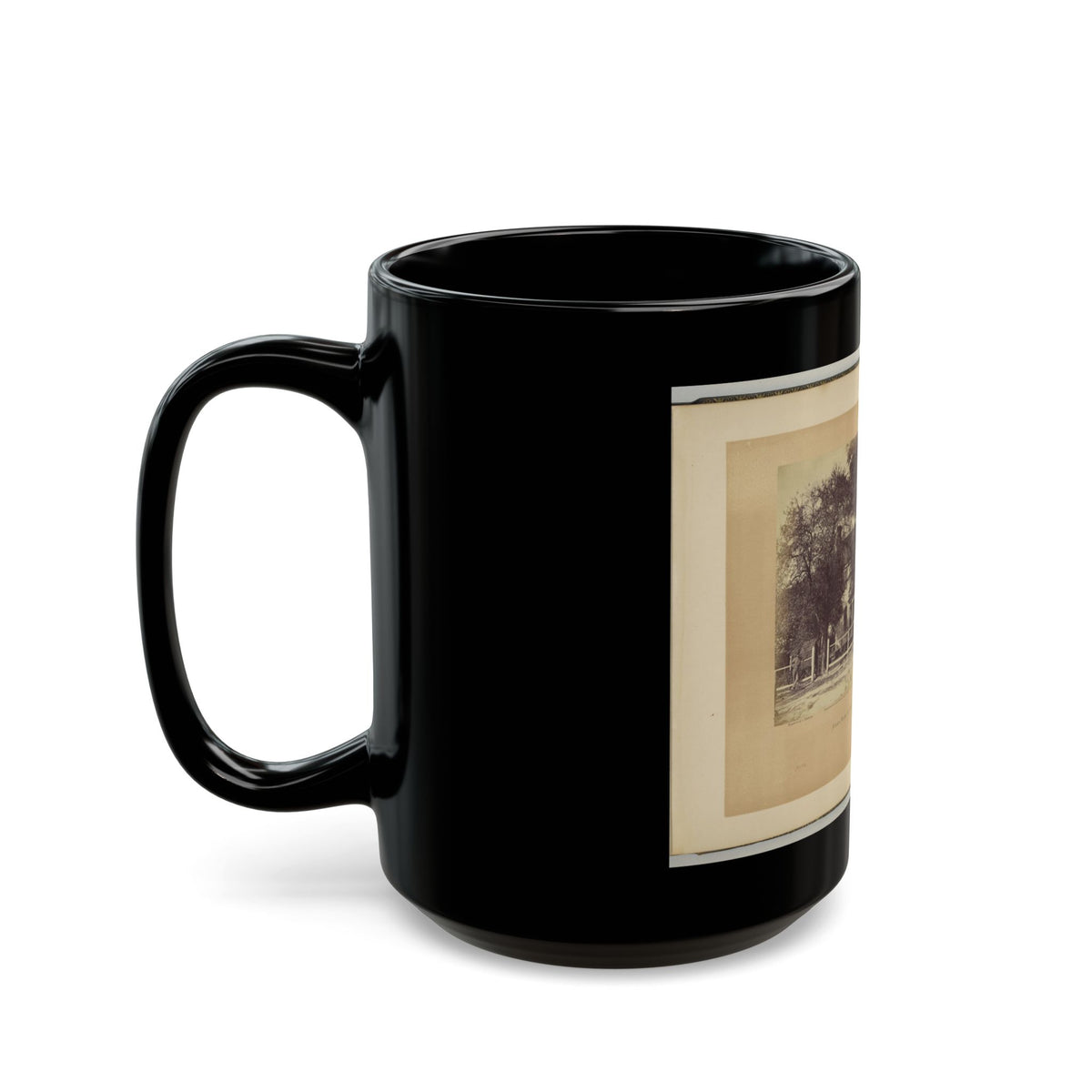 Aiken House On Weldon Railroad, Virginia (U.S. Civil War) Black Coffee Mug