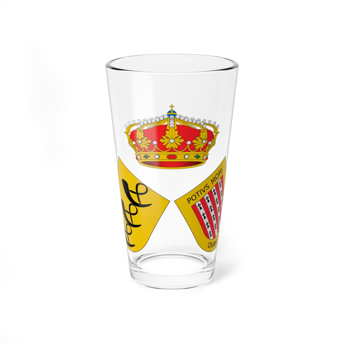Escudo de Bedmar y Garcíez-Jaen (Spain) (Coat of Arms) Pint Glass 16oz