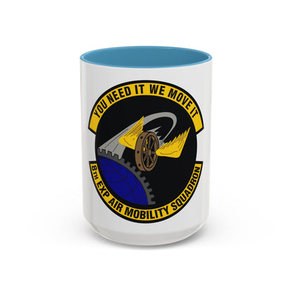 8th Expeditionary Air Mobility Squadron (U.S. Air Force) Accent Coffee Mug