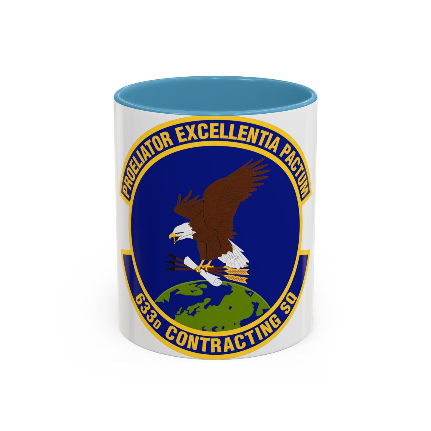 633d Contracting Squadron (U.S. Air Force) Accent Coffee Mug