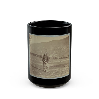 22d New York State Militia Near Harpers Ferry, Va., 1861 I.E.1862 002 (U.S. Civil War) Black Coffee Mug