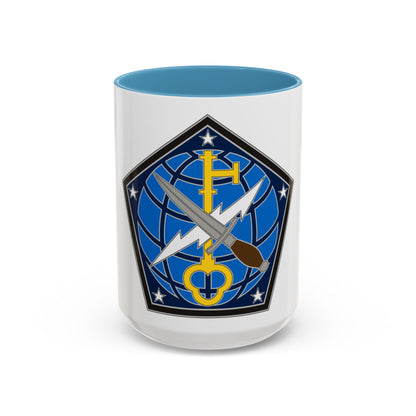 704 Military Intelligence Brigade (U.S. Army) Accent Coffee Mug
