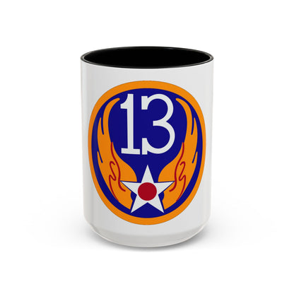 13 Air Force (U.S. Army) Accent Coffee Mug