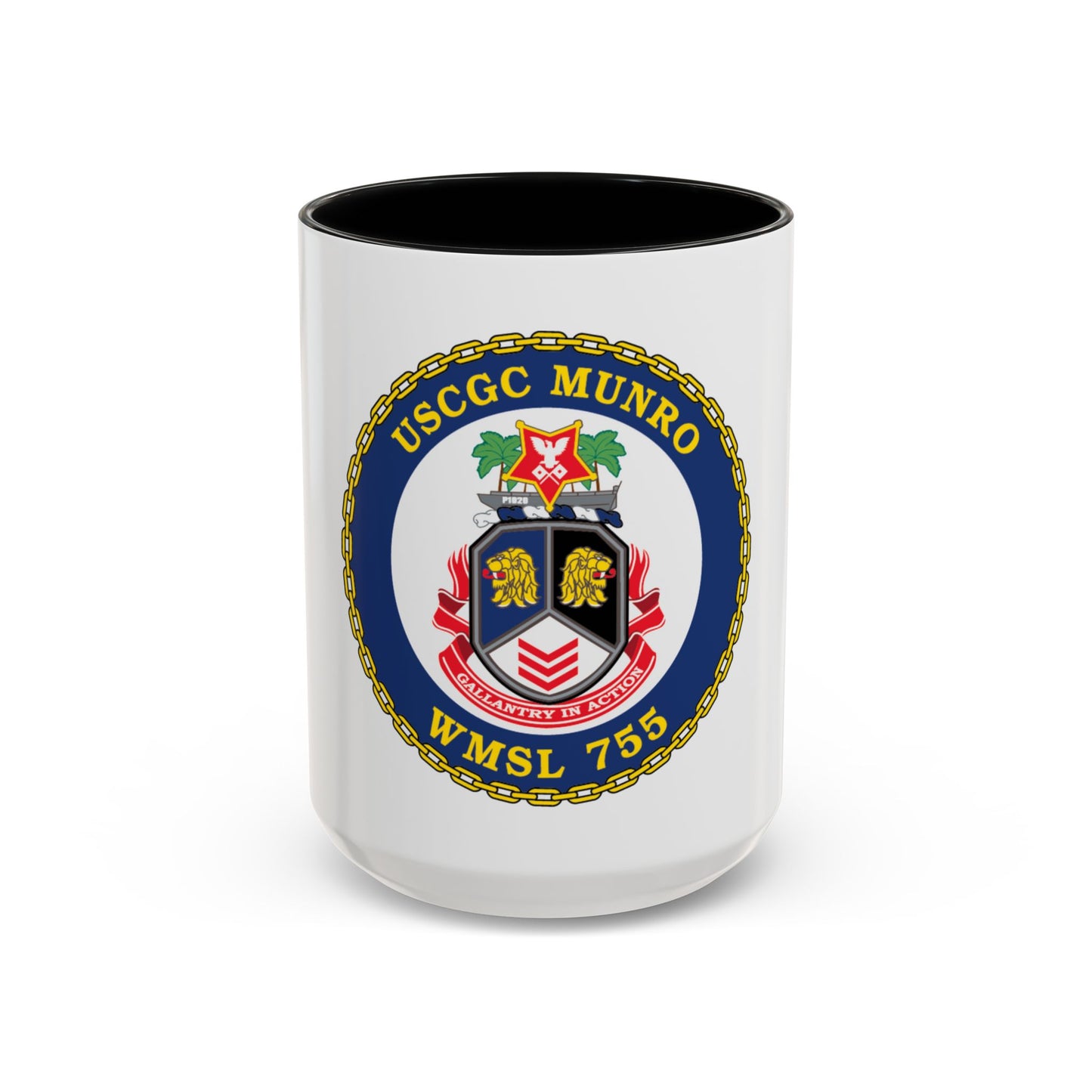 USCGC Munro WMSL   755 (U.S. Coast Guard) Accent Coffee Mug