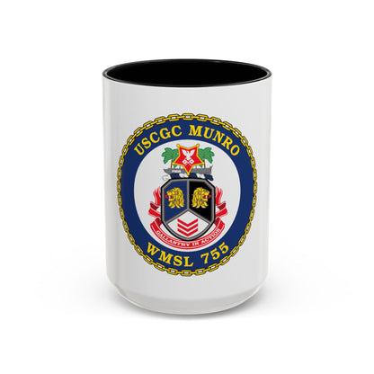 USCGC Munro WMSL   755 (U.S. Coast Guard) Accent Coffee Mug