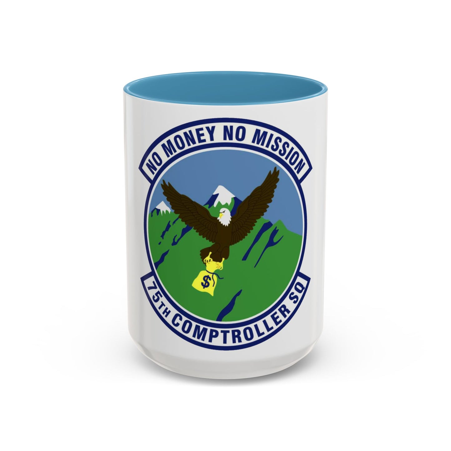 75th Comptroller Squadron (U.S. Air Force) Accent Coffee Mug