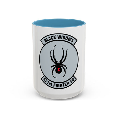 421st Fighter Squadron Black Widows (U.S. Air Force) Accent Coffee Mug