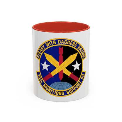 703d Munitions Support Squadron (U.S. Air Force) Accent Coffee Mug