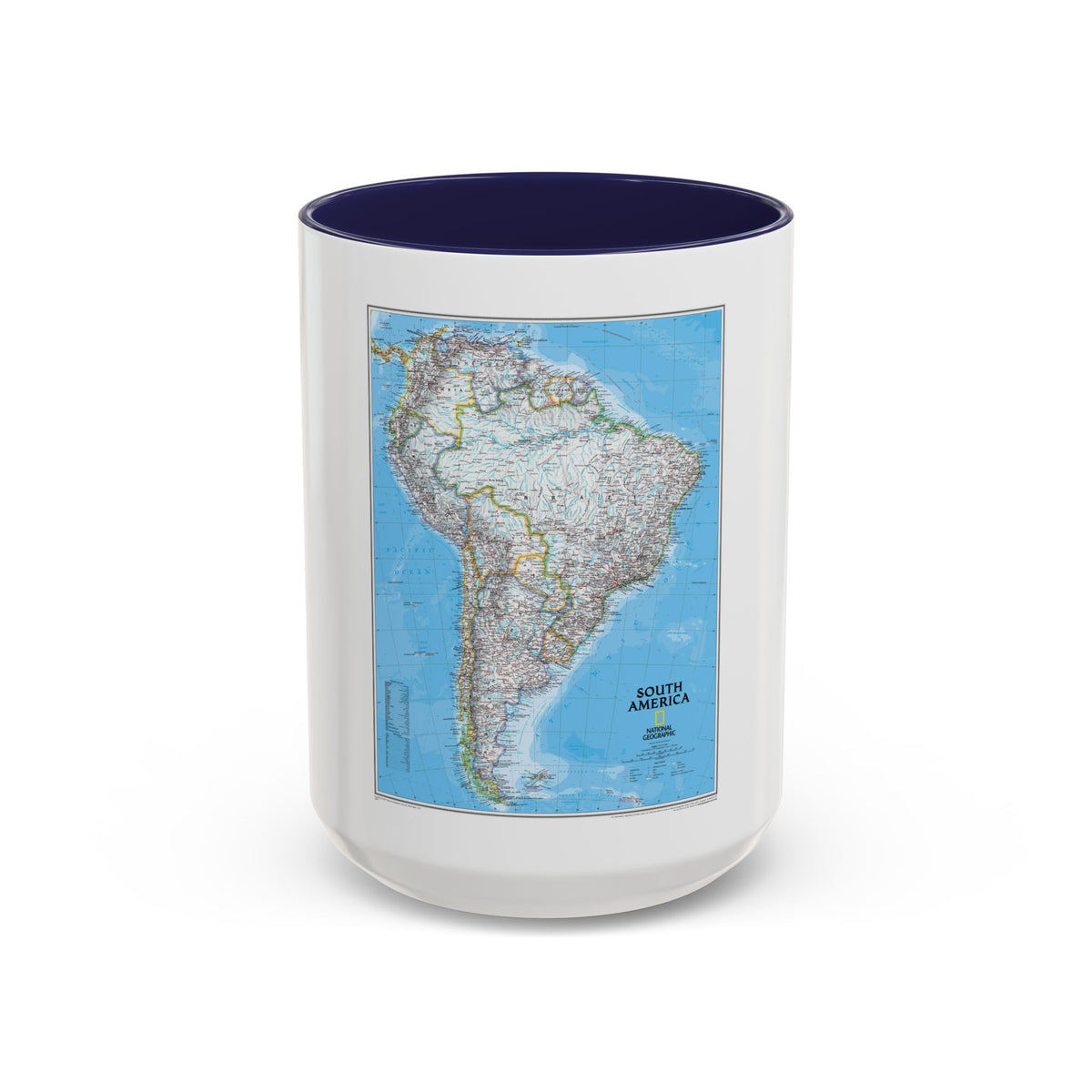 South America (2007) (Map) Accent Coffee Mug