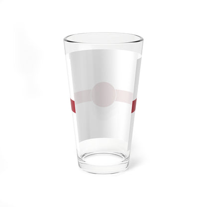 Japanese postal flag 1872-1887 (Japan) Pint Glass 16oz