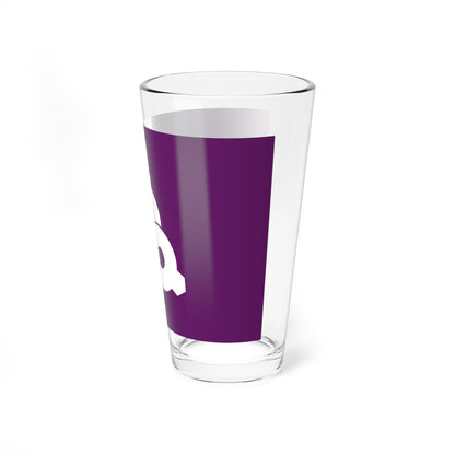 Flag of Tomigusuku Okinawa no text (Japan) Pint Glass 16oz