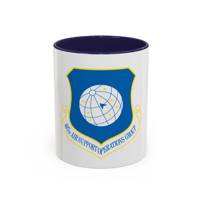 607th ASOGR (U.S. Air Force) Accent Coffee Mug