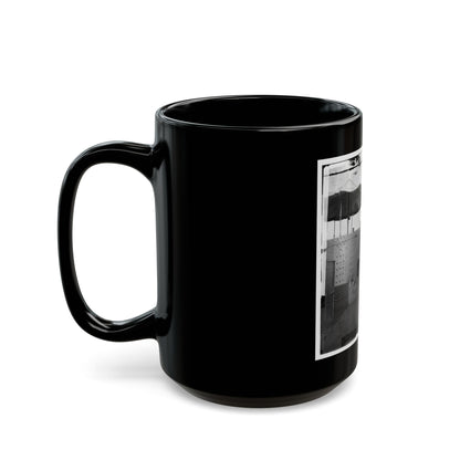 James River, Va. Deck And Turret Of U.S.S. Monitor Seen From The Bow (I.E. Stern) (U.S. Civil War) Black Coffee Mug