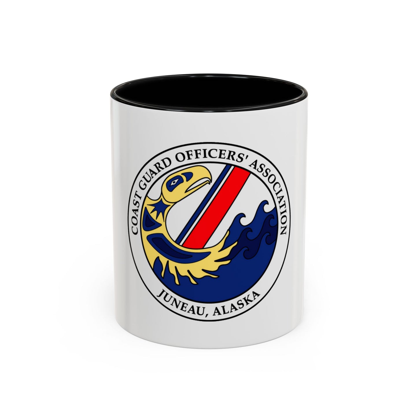 USCG Officers (U.S. Coast Guard) Accent Coffee Mug