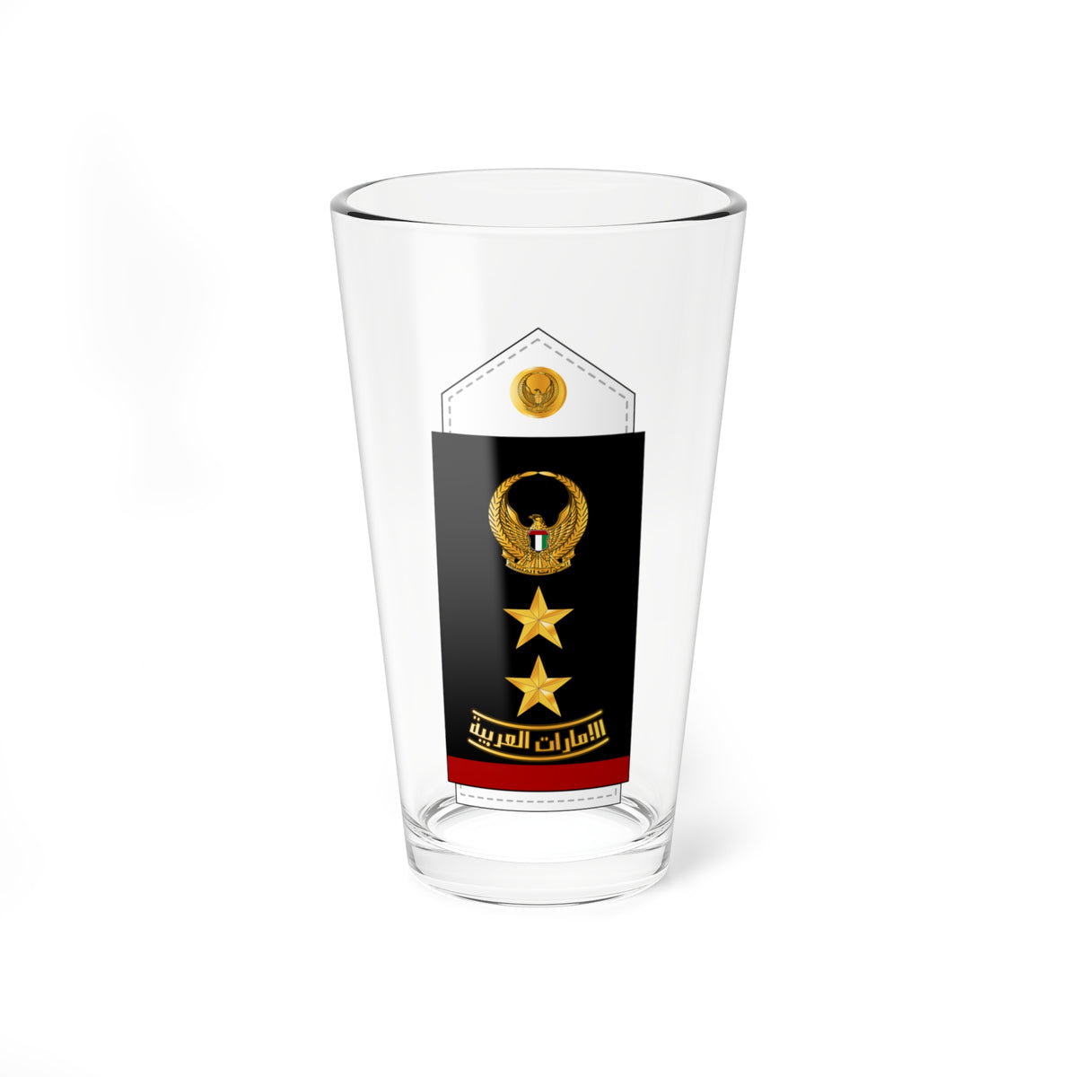 11 UAEN COL (United Arab Emirates) (Military Rank) Pint Glass 16oz