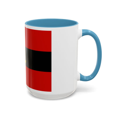 Naval Ensign of Albania 1946 to 1954 - Accent Coffee Mug