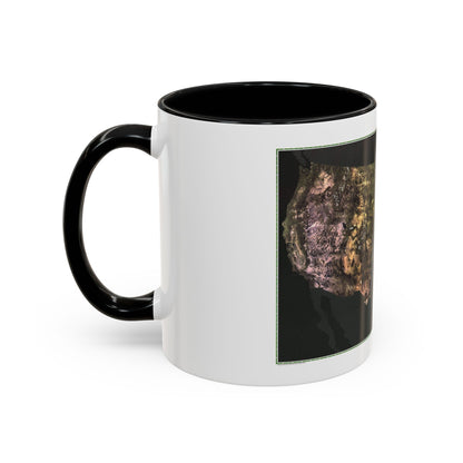 USA - Portrait U.S.A (1976) (Map) Accent Coffee Mug