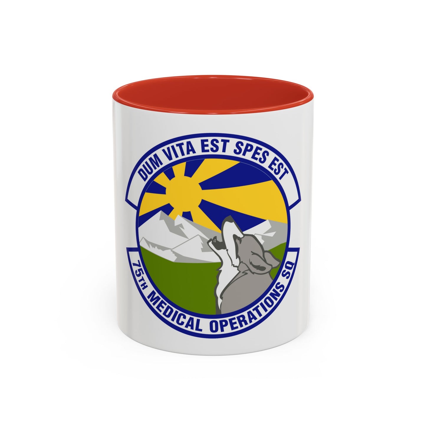 75th Medical Operations Squadron (U.S. Air Force) Accent Coffee Mug
