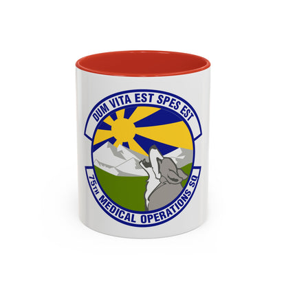 75th Medical Operations Squadron (U.S. Air Force) Accent Coffee Mug