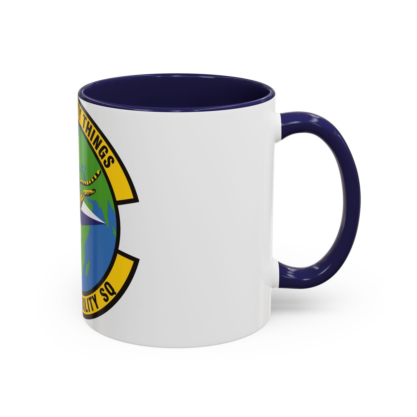 86th Air Mobility Squadron (U.S. Air Force) Accent Coffee Mug