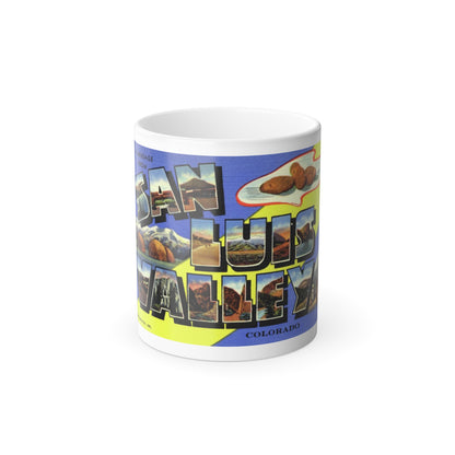 A message from San Luis Valley Colorado (Greeting Postcards) Color Changing Mug 11oz