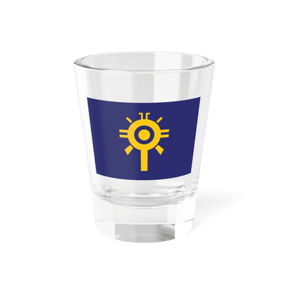 Flag of Higashi Okinawa (Japan) Shot Glass 1.5oz