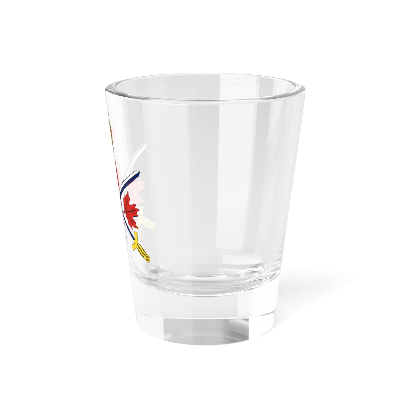 Lesser badge of the Canadian Army (Canada) (Coat of Arms) Shot Glass 1.5oz