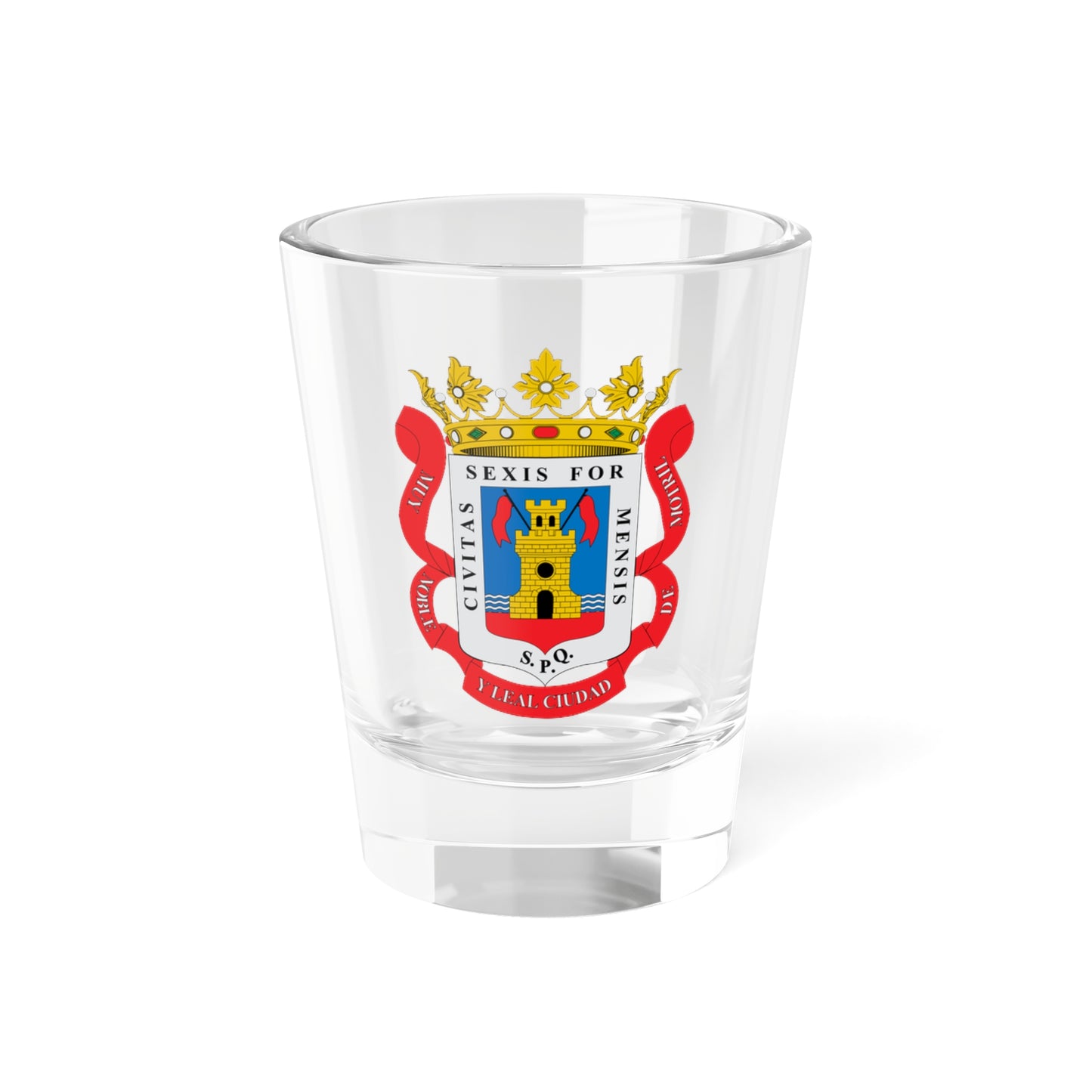 Escudo de Motril (Spain) (Coat of Arms) Shot Glass 1.5oz