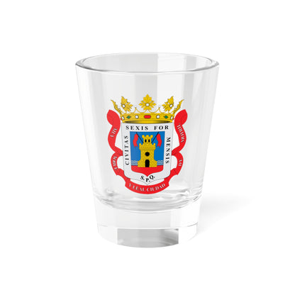 Escudo de Motril (Spain) (Coat of Arms) Shot Glass 1.5oz