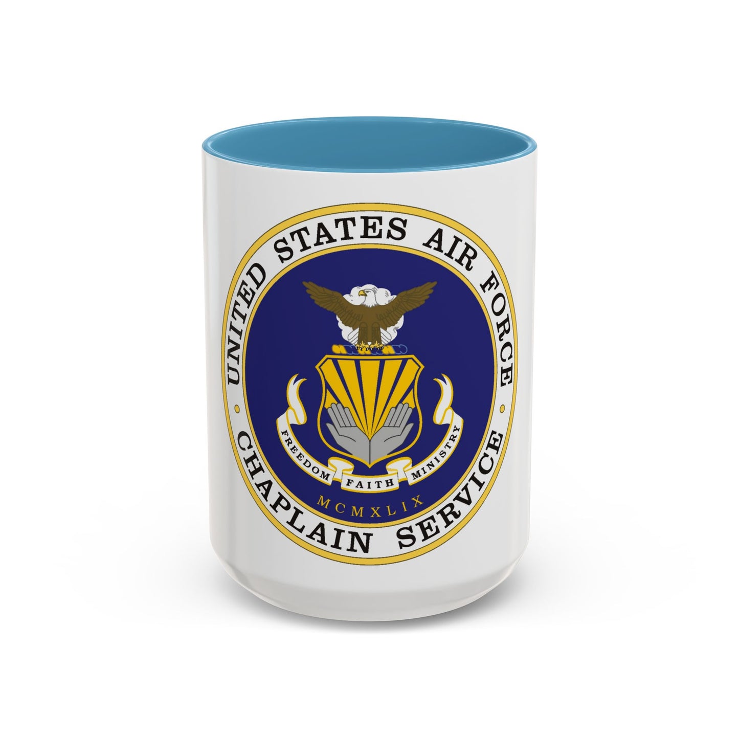 Air Force Chaplain Service (U.S. Air Force) Accent Coffee Mug