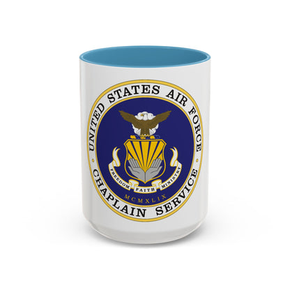 Air Force Chaplain Service (U.S. Air Force) Accent Coffee Mug