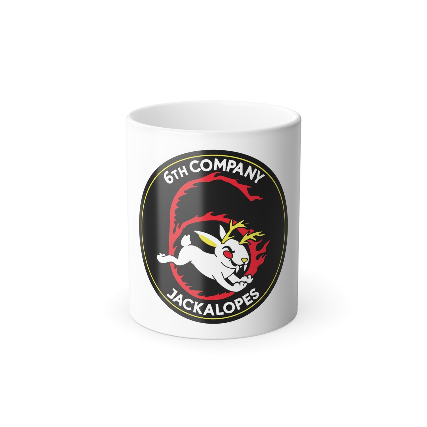 6TH COMPANY JACKALOPES (U.S. Navy) Color Changing Mug 11oz