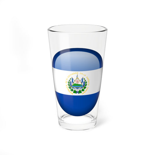 Flag orb El Salvador (El Salvador) Pint Glass 16oz