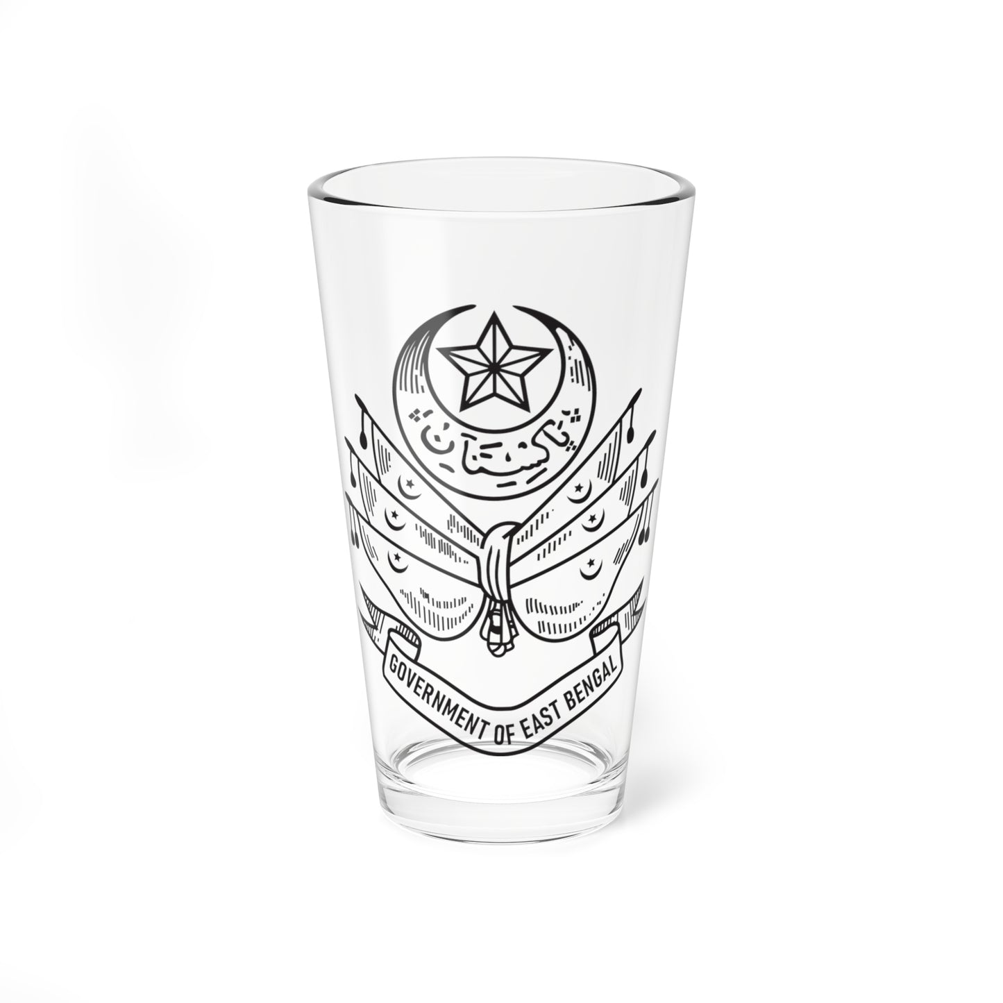 Emblem of East Bengal 1947-1956 (Pakistan) (Coat of Arms) Pint Glass 16oz