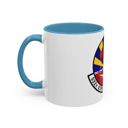 532d Expeditionary Security Forces Squadron (U.S. Air Force) Accent Coffee Mug
