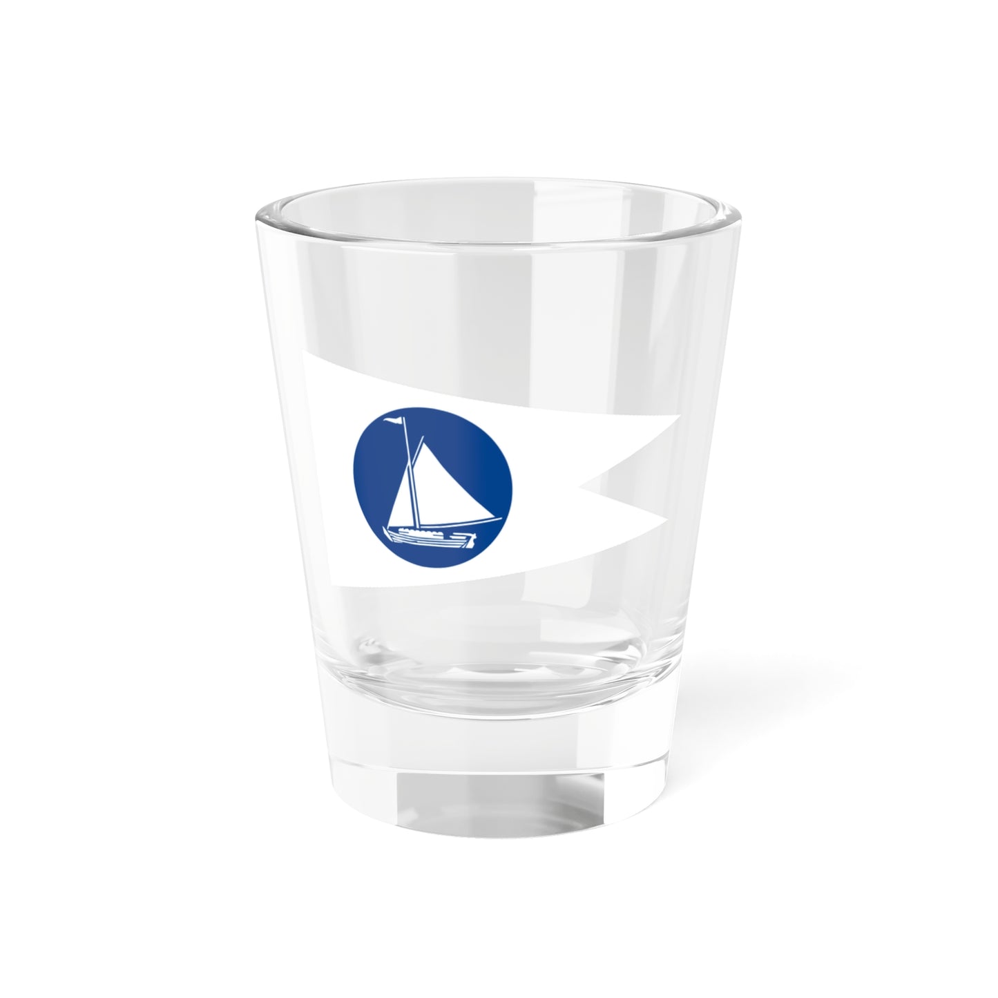 Burgee of Tralhavets Batklubb (Sweden) Shot Glass 1.5oz